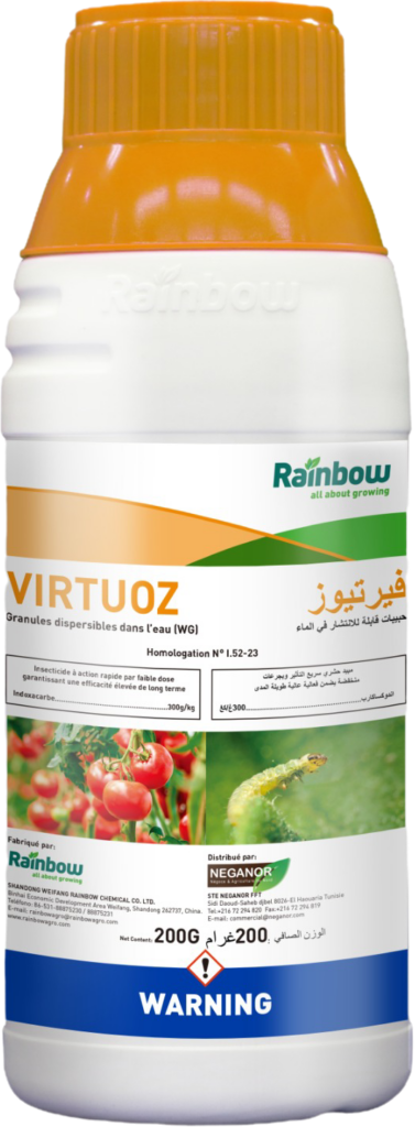 Insecticide Virtuoz — Indoxacarbe 300 g/kg — distribué par NEGANOR